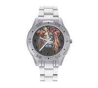 Reggae Lion Classic Wrist Watches for Men Casual Business Watch Stainless Steel Band for Boyfriend Father