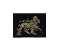 Reggae Lion of Judah Rastafari Patch Badge Embroidered Iron on Applique Souvenir Accessory