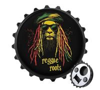 Reggae Lion Rasta Beer Bottle Opener Magnetic Fridge Magnet Sticker for Home Bar Accessories