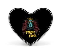 Reggae Lion Roots Custom Brooch Pin Heart Lapel Pins Tie Suit Dress Accessories for Men Women Wedding Birthday