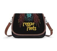 Reggae Lion Roots Women's Crossbody Bag Fashion Shoulder Handbags Message Tote Bag with Adjustable Strap