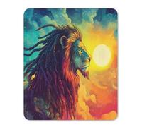 Reggae Lion Square Soft Gaming Mouse Mat Non-Slip Mousepad for Desk Laptop Computer Home