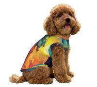 Reggae Lion Summer Dog Tank Top Vest Breathable Cooling Jacket Sleeveless Pet T-Shirt for Small Medium Pets