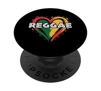 Reggae Music Jamaica Rastafari Roots Jamaican Rasta PopSockets Adhesive PopGrip