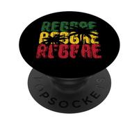 Reggae Music Jamaica Rastafari Roots Jamaican Rasta PopSockets Adhesive PopGrip