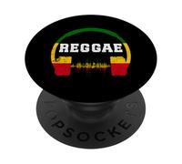 Reggae Music Jamaica Rastafari Roots Jamaican Rasta PopSockets Adhesive PopGrip
