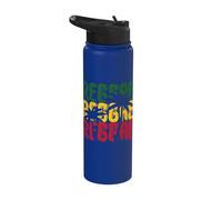 Reggae Music Jamaica Rastafari Roots Jamaican Rasta Stainless Steel Insulated Water Bottle