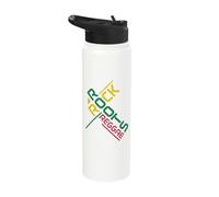 Reggae Music Jamaica Retro Stainless Steel Insulated Water Bottle