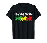 Reggae Music Rastafari Jamaica Lion Of Judah Rasta Gift T-Shirt