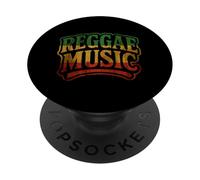 Reggae Music Roots Rock Rasta Design PopSockets Adhesive PopGrip
