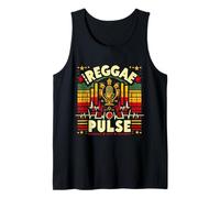 Reggae Pulse Design - Rasta Beats and Island Sound Inspired Tank Top