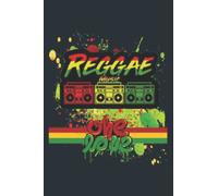 REGGAE RASTA ONE LOVE RASTAFARI JAMACIA: - Daily planner notebook, Size format 6.0 x 9.0 inches pages