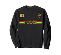 Reggae Rastafari Ethiopia Jamaica Football Soccer style Sweatshirt