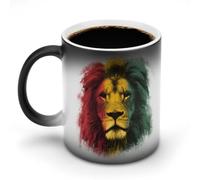 Reggae Rastafarian Rasta Lion Ceramic Color Changing Mug 11 Oz