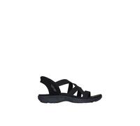 Skechers Womens Black Sandals Hands Free Slip Ins Ladies Vegan 163460/BBK (Black, UK Footwear Size System, Adult, Women, Numeric, Medium, 6)