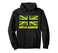 Reggae Yardie Clothing British Jamaican Union Jack Pullover Hoodie