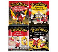 Reggie Rabbit Series 4 Books Set by Swapna Reddy (The Great Carrot Heist, The Ghost of Seagull Rock, The Metro Mice, Robbery at the Masqued Ball)