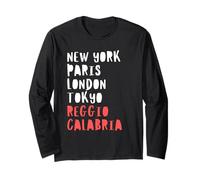 Reggio Calabria City Lover Italy Holidays Souvenir Fun Tee Long Sleeve T-Shirt