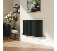 Reggio Evergreen Horizontal Double Column Traditional Radiator 600x1010mm 3462 BTU - Cast Iron Style