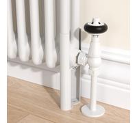 Reggio White Two Column Traditional Radiator Feet