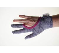 Regi's Grip Three Finger Gloves, Patchwork, Free Quilting, Machine Quilting, Sewing, Free Sewing, Handmade (L, Lace Pink)