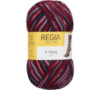 Regia 4-Ply Colour 9801269 Hand Knitting Yarn, Sock Yarn, 100 g Ball, 75% New Wool, 25% Polyamide, Ski uetze, 16 x 9 x 9 cm