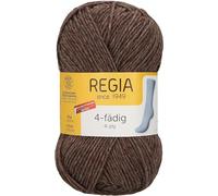 Regia 9801276 4-Ply Knitting Sock Yarn, 50 g Ball, wool, Bark Streaked, 13 x 6 x 7 cm