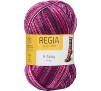 Regia 9801629 08078 Hand Knitting Yarn Wool, Iceland, 18 x 9 x 9 cm, wool, burgundy, 18 x 10 x 10 cm