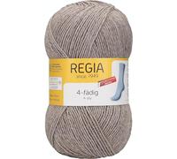 Regia 9801629 08078 Hand Knitting Yarn Wool, Iceland, 18 x 9 x 9 cm, wool, holzmeliert, 16 x 9 x 9 cm