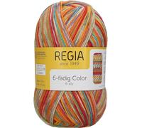 Regia 9801629 08078 Hand Knitting Yarn Wool, Iceland, 18 x 9 x 9 cm, wool, square circus, 18 x 10 x 10 cm