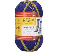 Regia Design Line, 4-Threaded by Arne & Carlos, Hand Knitting Wool/Yarn, Sock Yarn - per 100 g Ball, 75% New Wool, 25% Polyamide, Star, 16 x 9 x 7.5 cm