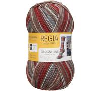 Regia Design Line, 4-Threaded by Arne & Carlos, Hand Knitting Wool/Yarn, Sock Yarn - per 100 g Ball, 75% New Wool, 25% Polyamide, Storjuvt, 16 x 9 x 7.5 cm