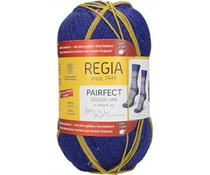 Regia Design Line, 4-Threaded by Arne & Carlos, Hand Knitting Wool/Yarn, Sock Yarn - per 100 g Ball, 75% New Wool, 25% Polyamide, Star, 16 x 9 x 7.5 cm