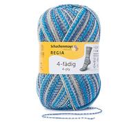 Regia Hand Knitting Yarn, 75% New Wool, 25% Polyamide, Water, 16 x 9 x 9 cm
