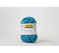 Regia My First Regia Sock Wool for Baby's... 25g Ball Multi-Coloured Turquoise 01818
