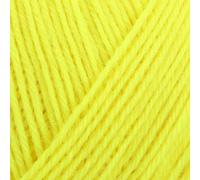 Regia Wool Knitting - 4 Ply - 100g - Fingering Sock Wool Plain Crochet Yarn - 02090 Neon Yellow