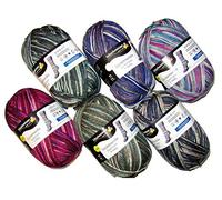 /Regia Wool mix/wool package/knitting wool/6 x 150 g/6 ply/thread Fjord colour/GP: 8.33€-100 g.