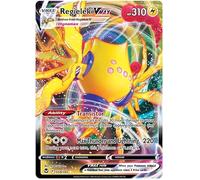 Regieleki VMAX 058/195 Rare VMAX Pokemon Card (SWSH Silver Tempest) + 1x TitanCards® Toploader