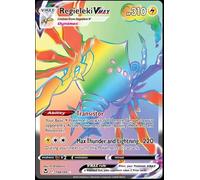 Regieleki Vstar 198/195- Silver Tempest - Full Art Rainbow - Pokemon Secret Rare