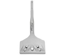 Regiis Tech SDS Plus Floor Scraper 3 in. x 7.5 in. Wide Angled Flooring Adhesives Remover, Cranked Thinset Removal Tool Chisel Bit for Rotary Hammer Drill