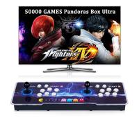 RegiisJoy 50000 in 1 Pandoras Box Ultra Arcade Game Console , Retro Game Machine for PC & Projector & 4K TV, 3D Games, Search/Save/Load/Pause Games, 1280X720,256G TF