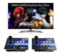 RegiisJoy 50000 in 1 Pandoras Box Ultra Arcade Retro Game Machine PC Projector TV 2-4 Players 3D Games Hidden Search Save Charge/Pause Games 1280x720 Separate Console