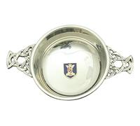 Regiment Scotland Pewter Knot Band Quaich Bowl Scottish Quaich ME44