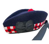 Regimental Dark Navy Scottish Glengarry Hat for Military and Veterans Parades (59)