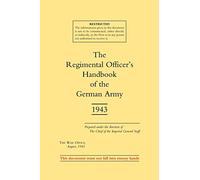 Regimental Officer's Handbook Of The German Army 1943