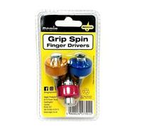 Regin Grip Spin Finger Screwdriver Set of 3 Pack Perfect for Tight Spaces Tools | Small Grip Spin Finger Driver