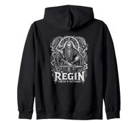 Regin Smith Of The Rune Hammer Zip Hoodie