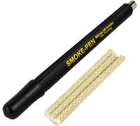 Regin Smoke Pen Plus Three (3) Wicks-Economy Kit. Dense, White Smoke Trail for Finding Drafts and Air Leaks. 30 Minutes per Wick. Start and Stop. Unused Wick Stores in Pen. Extra Wicks Available.