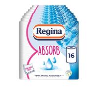Regina Absorb, 16 Rolls of Kitchen Towel, 2-Ply