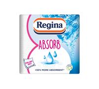 Regina Absorb Kitchen Towels - 2 Rolls Per Pack Super Absorbent 2ply Kitche